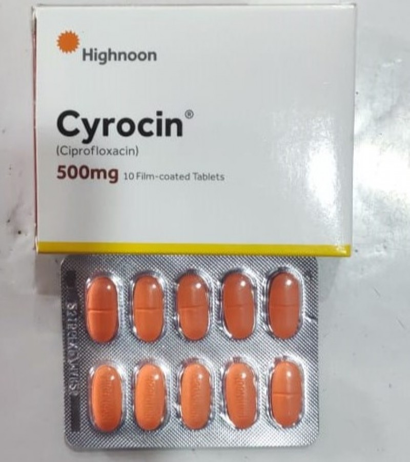 CYROCIN  (CIPROFLOXACIN )500MG ANTIBIOTIC TABLETS