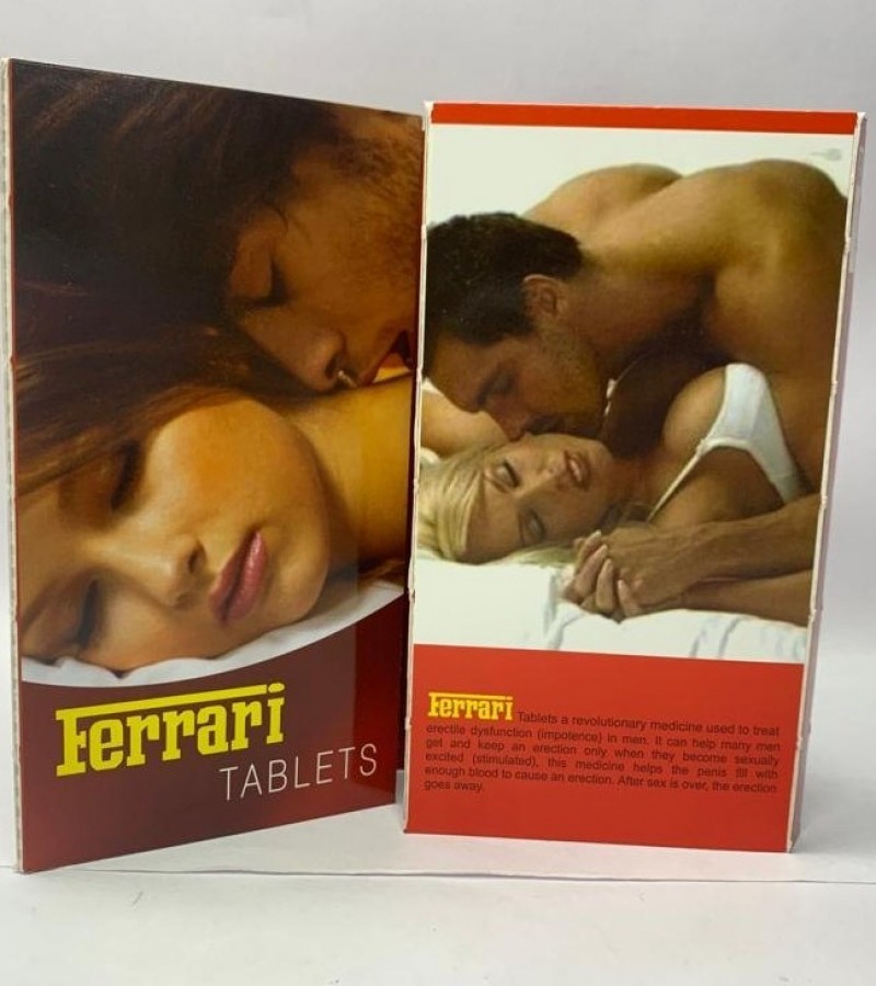 FERRARI 130MG DELAY TABLET FOR MEN/ TABLETS TO INCREASE TIMING ORIGINAL
