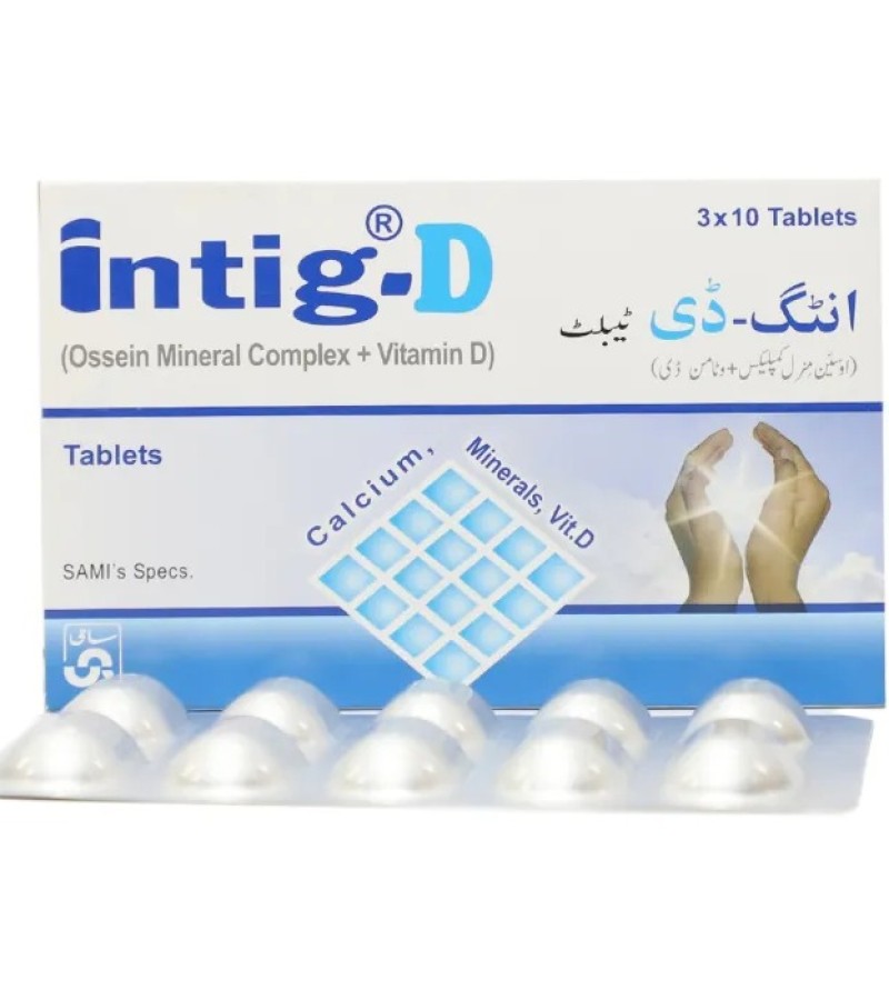 Intig D Tablets for miniral and vitamin d deficiency.
